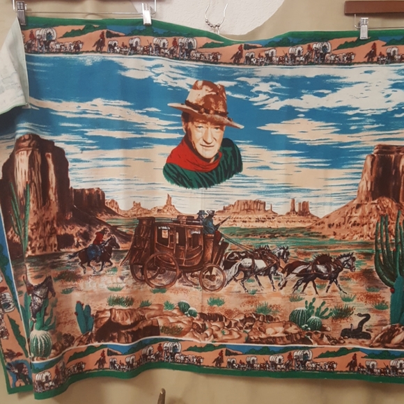 A T C Wall Art John Wayne Western Wall Hanging Picture Tapestry Poshmark